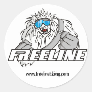 FreeLine Team Logo Classic Round Sticker