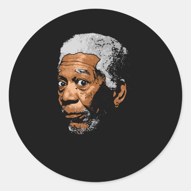 Freeman Funny Pop Art Sticker  (Front)