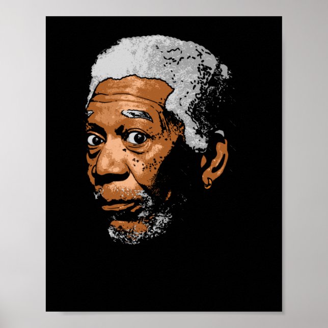 Freeman Funny Pop Art Sticker  Poster (Front)