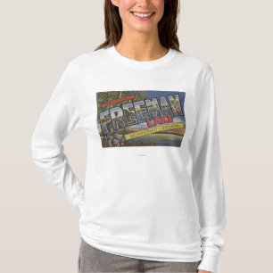 Freeman Lake - Large Letter Scenes T-Shirt