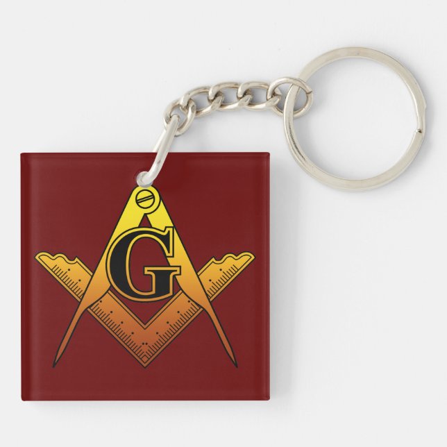 Freemason2 Keychain (Back)