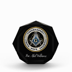 Freemason acrylic award