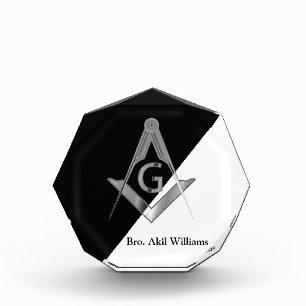 Freemason acrylic award