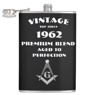 Freemason Birthday  Flask