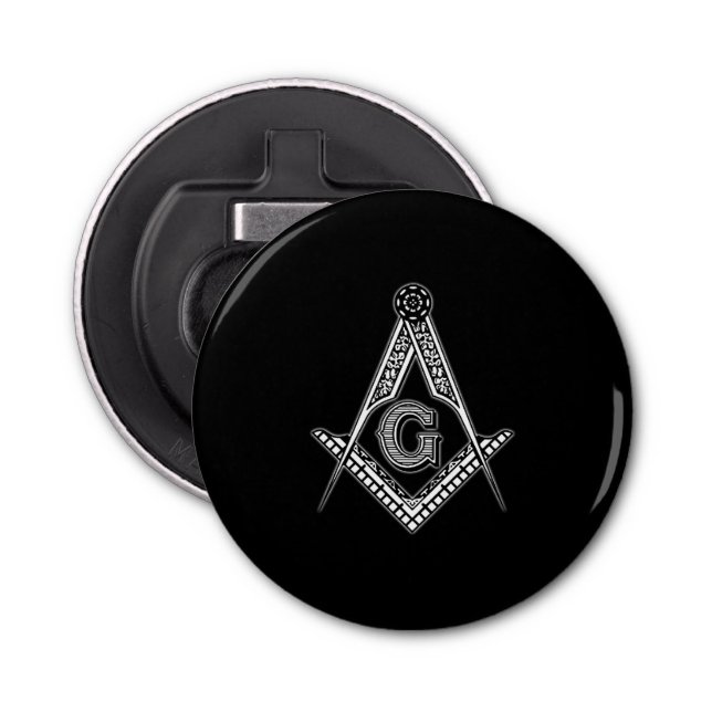 Freemason (Black) Bottle Opener (Front)