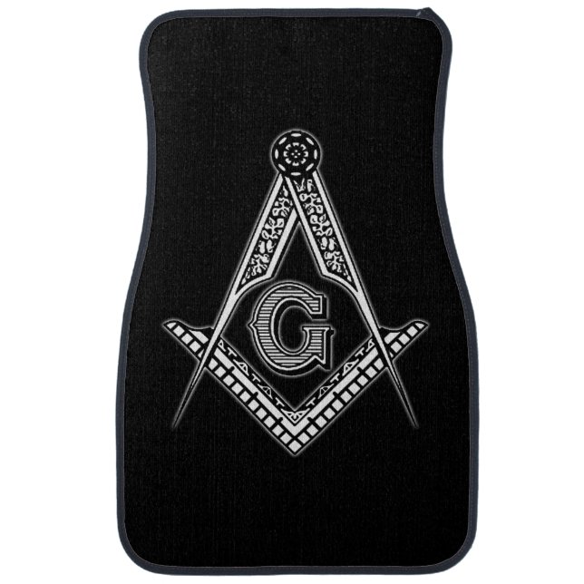 Freemason (Black) Car Floor Mat (Front)