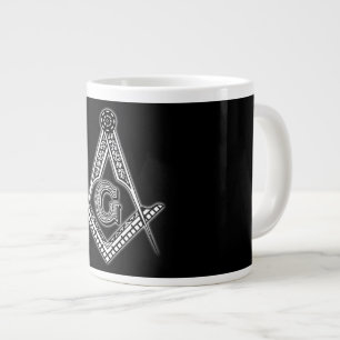 Freemason (Black) Giant Coffee Mug