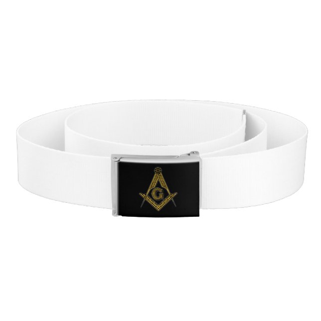Freemason (Black & Gold) Belt (Coil)