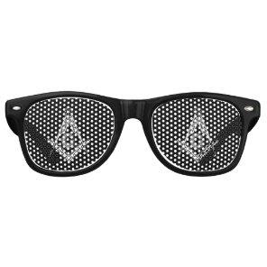 Freemason (Black) Retro Sunglasses