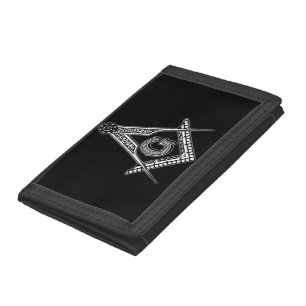 Freemason (Black) Trifold Wallet