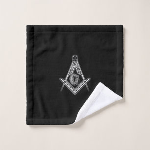 Freemason (Black) Wash Cloth