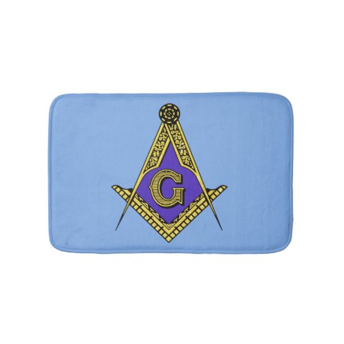 Freemason Blue Bath Mat
