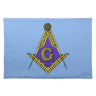 Freemason (Blue) Cloth Placemat