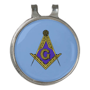 Freemason (Blue) Golf Hat Clip