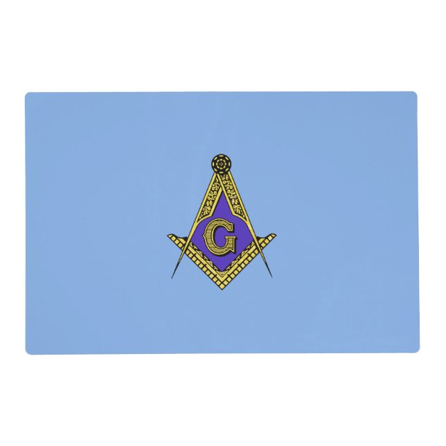 Freemason (Blue) Placemat (Front)