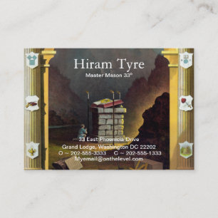 Freemason Business Card