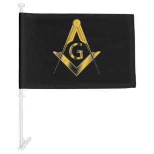 Freemason Car Flag