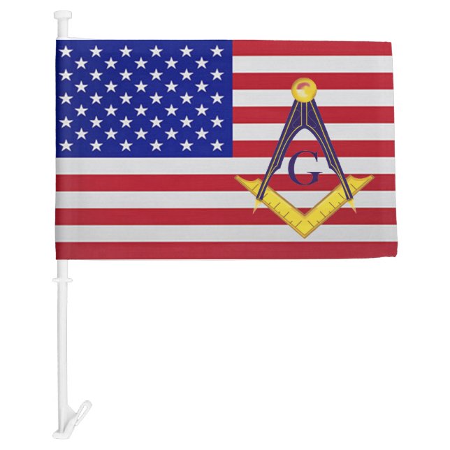 Freemason  car flag (Front)