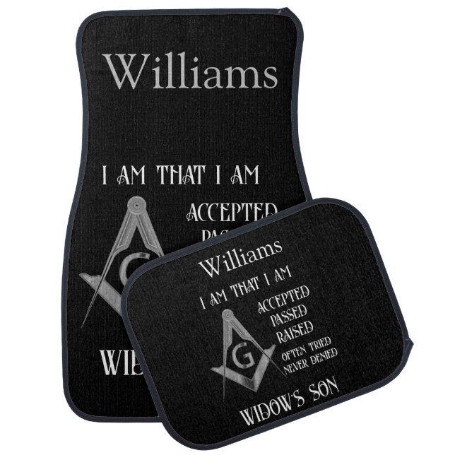 Freemason Car Floor Mat (Set)