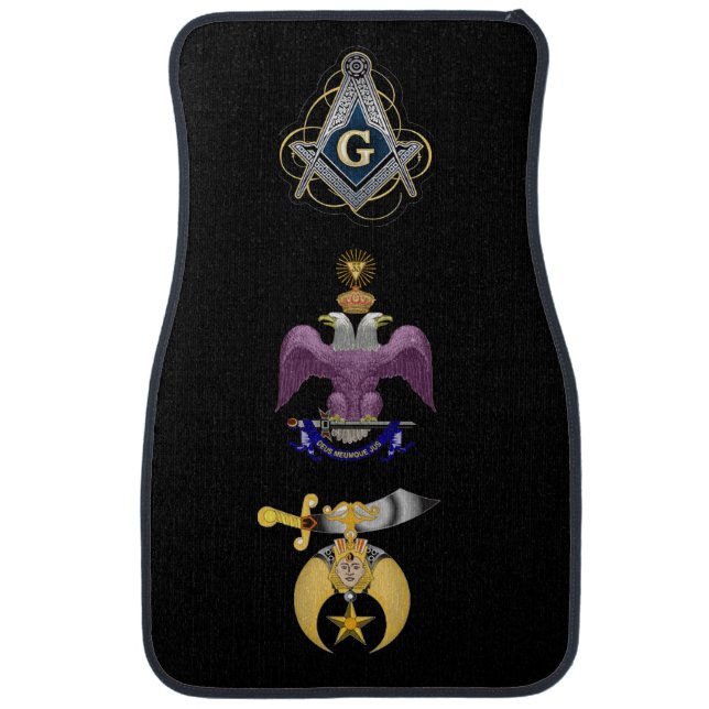 Freemason  car floor mat (Front)