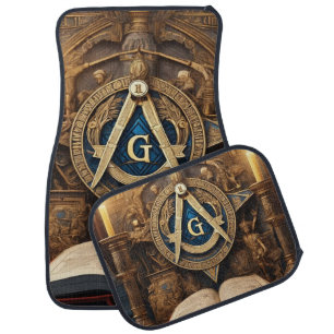 Freemason Car Floor Mat