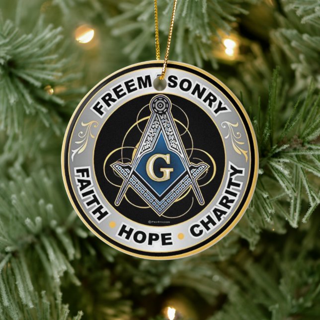 Freemason Ceramic Ornament (Tree)