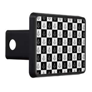 Freemason Checkered Pattern Hitch Cover