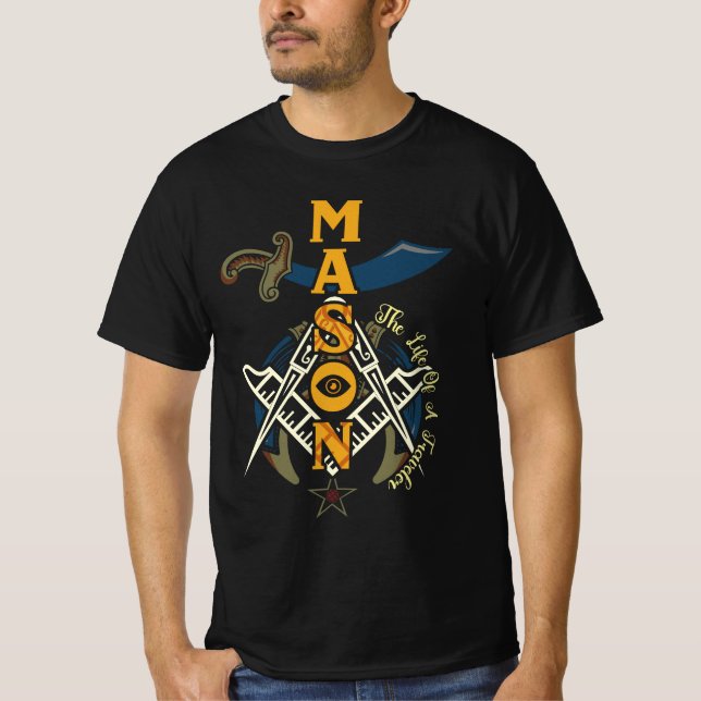 Freemason Christmas Noble Shriner Mason The Life O T-Shirt (Front)