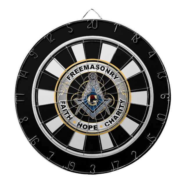 Freemason Dart Board (Front)