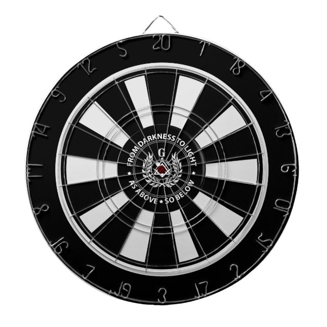 Freemason Dart Board (Front)