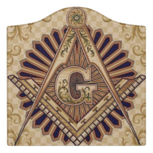 Freemason Door Sign