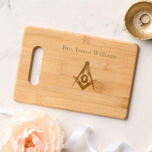 Freemason Engraved Cutting Board