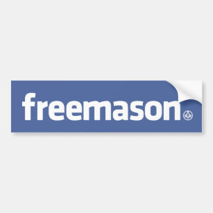 Freemason, Facebook style logo with small S&C Bumper Sticker
