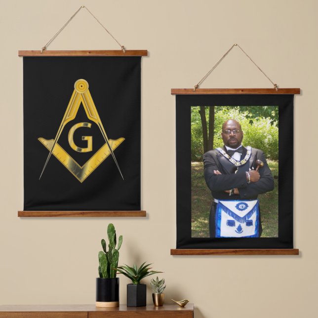 Freemason Hanging Tapestry (Asymmetrical)