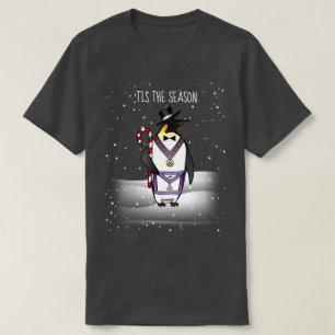 Freemason Holiday Penguin Christmas Masonic T-Shirt