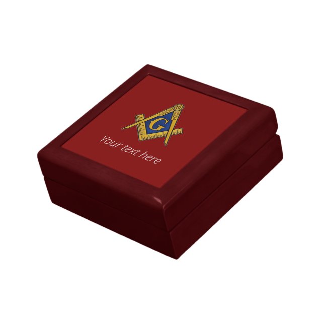 Freemason Ladies Night Masonic Gift Compass  Gift Box (Side)