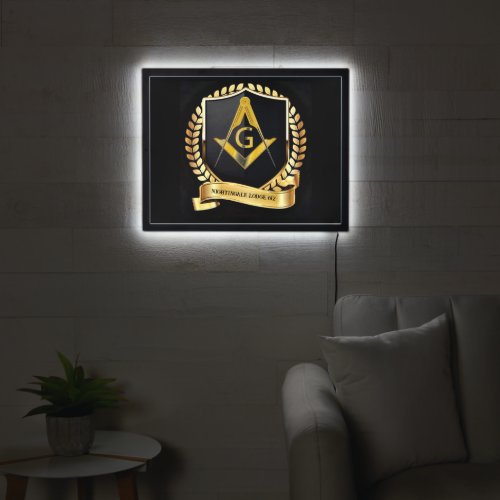 Freemason LED Sign