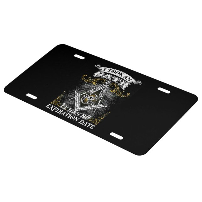 Past Commander in Chief Scottish Rite Mason License Plate WD 32 Masonic