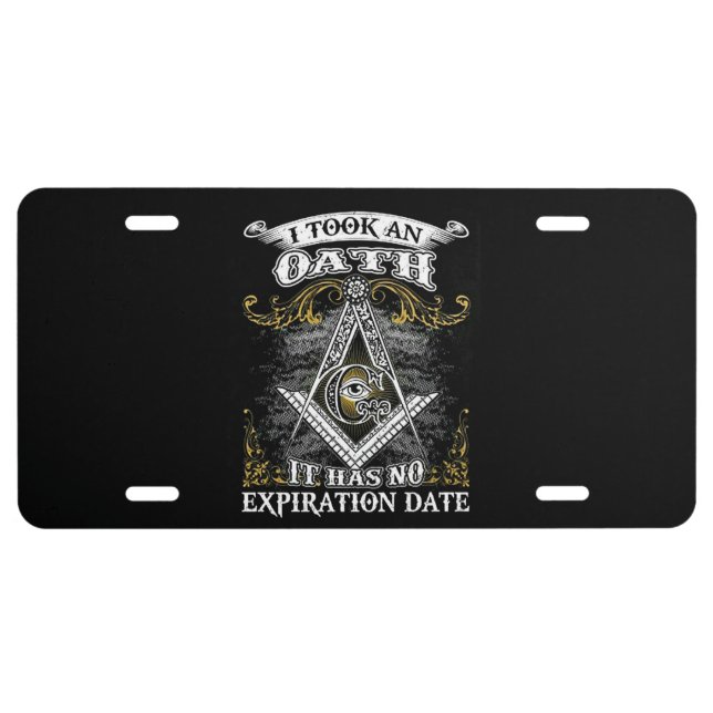 Freemason License Plate | Zazzle