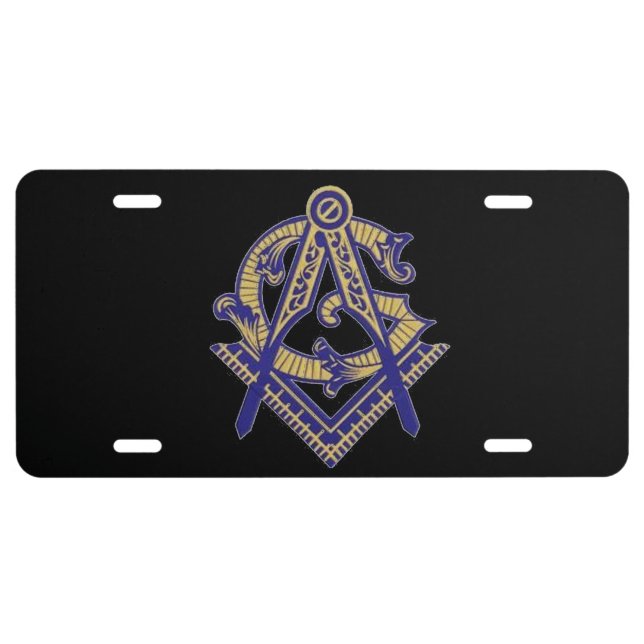Freemason License Plate (Front)