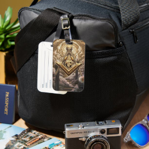 Freemason Luggage Tag