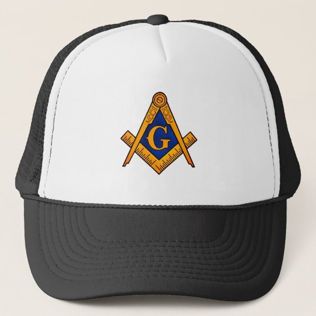 Freemason Mason Charity Masonic Lodge Trucker Hat (Front)