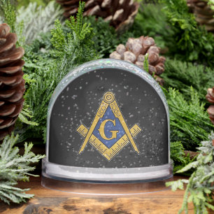 Freemason Masonic Christmas gifts Snow Globe