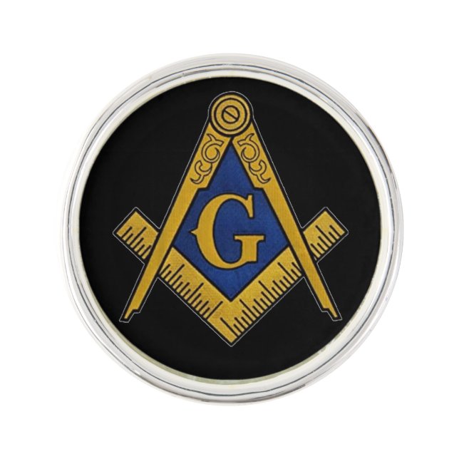 Freemason Masonic Gifts Masonry Freemasonry Square Lapel Pin (Front)