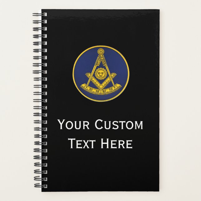 Freemason Masonic Gifts Past Master Planner (Front)