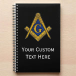 Freemason Masonic Gifts Square and Compass Black Planner<br><div class="desc">Freemason Masonic Gifts Square and Compass Black Planner.</div>