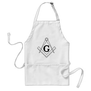 Freemason masonic logo adult apron