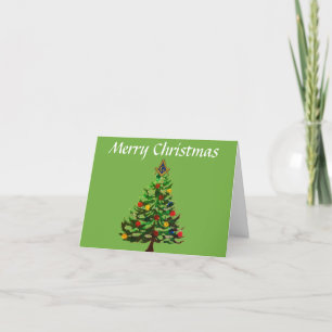 Freemason Masonic Square and Compass Christmas Letterpress Thank You Card
