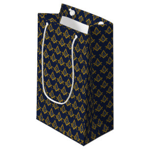 Freemason Masonic Square and Compass Freemasonry Small Gift Bag