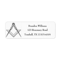 Freemason Masonic Square and Compass